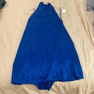 Zara halter mini dress